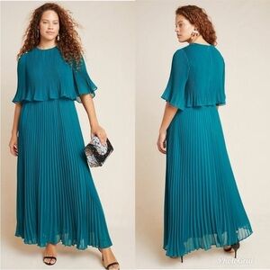 Anthropologie Corey Lynn Calter Pleated Maxi Dress Petite Small